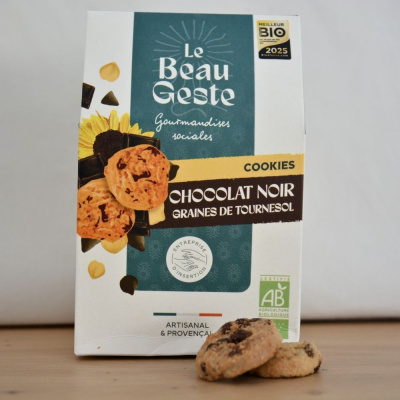 Cookies chocolat tournesol - Bio